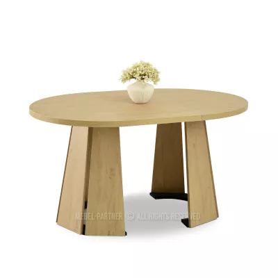 Designový rozkládací stůl 100(180)x100 DAMIEN - dub