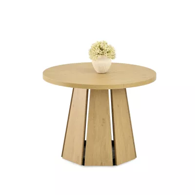 Designový rozkládací stůl 100(180)x100 DAMIEN - dub