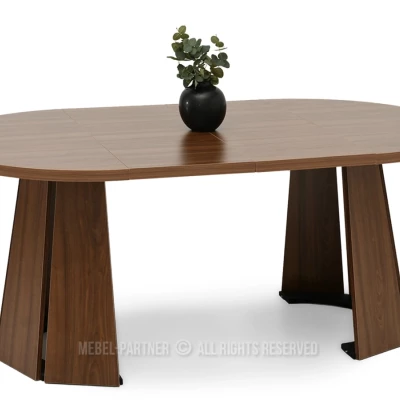 Designový rozkládací stůl 100(180)x100 DAMIEN - ořech