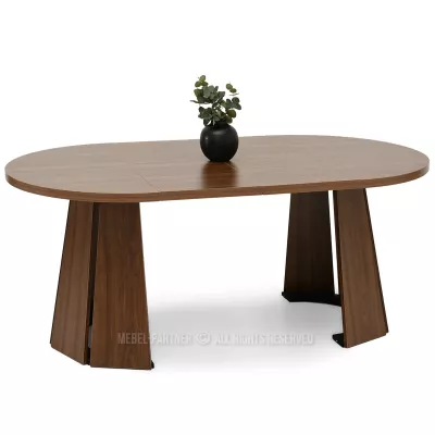 Designový rozkládací stůl 100(180)x100 DAMIEN - ořech