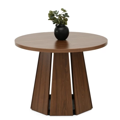 Designový rozkládací stůl 100(180)x100 DAMIEN - ořech