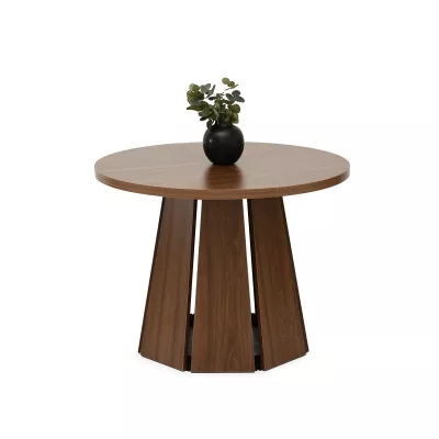 Designový rozkládací stůl 100(180)x100 DAMIEN - ořech