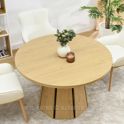 Designový jídelní stůl 120 DAMIEN - dub