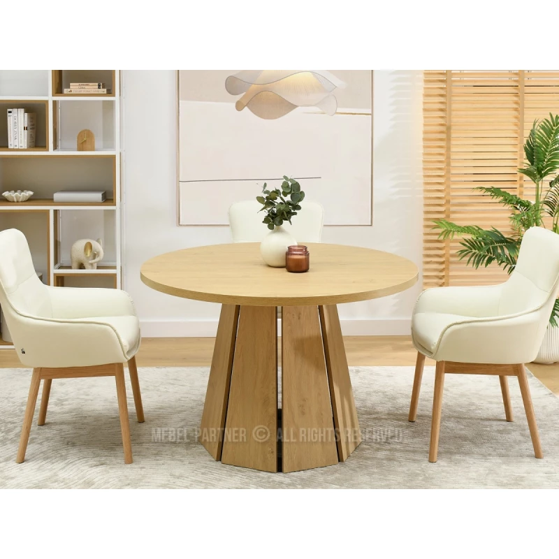 Designový jídelní stůl 120 DAMIEN - dub