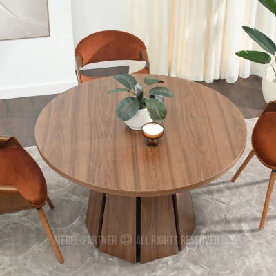 Designový jídelní stůl 120 DAMIEN - ořech