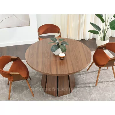 Designový jídelní stůl 120 DAMIEN - ořech