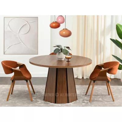 Designový jídelní stůl 120 DAMIEN - ořech