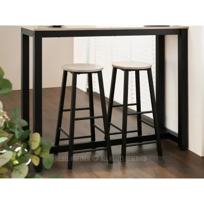 Barový set SERGIO - béžový / černý