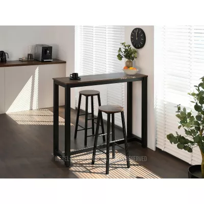 Barový set SERGIO - ořech / černý