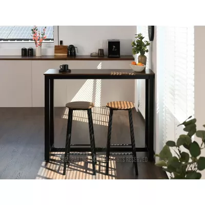 Barový set SERGIO - ořech / černý