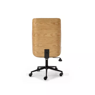 Otočná židle AURY - černá / dub