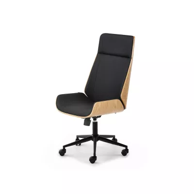 Otočná židle AURY - černá / dub