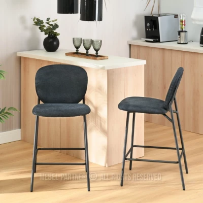 Barová židle KAMILYA - černá