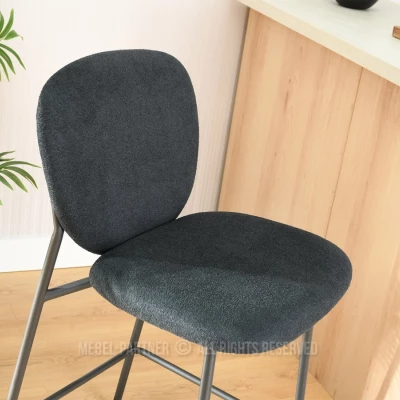 Barová židle KAMILYA - černá