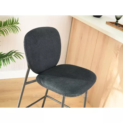 Barová židle KAMILYA - černá