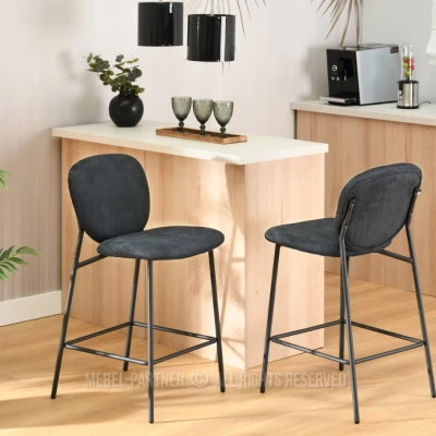 Barová židle KAMILYA - černá