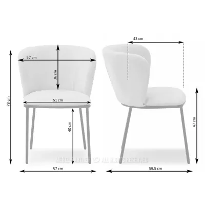 Jídelní židle DALMACIJA - černá