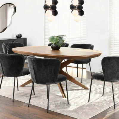 Jídelní židle DALMACIJA - černá