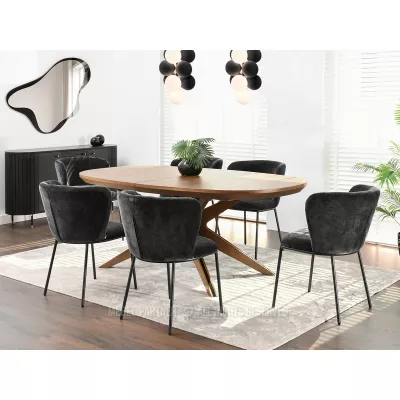 Jídelní židle DALMACIJA - černá