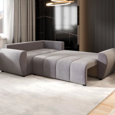 Rohová sedací souprava LUKAVA - šedá