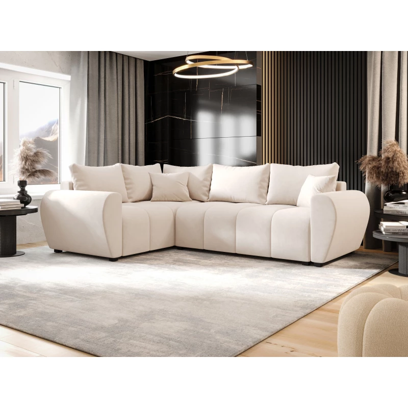 Rohová sedací souprava LUKAVA - béžová