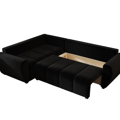 Rohová sedačka LUKAVA - černá