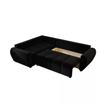 Rohová sedačka LUKAVA - černá