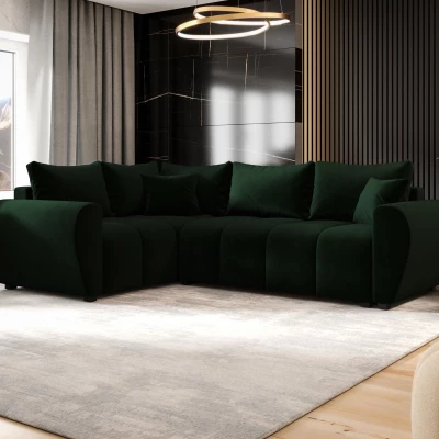 Rohová sedací souprava LUKAVA - zelená