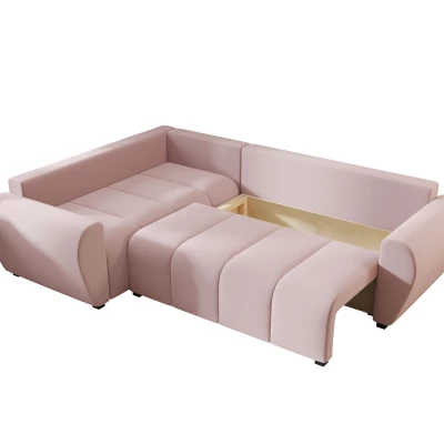 Rohová sedací souprava LUKAVA - růžová