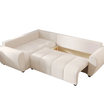 Rohová sedací souprava LUKAVA - světle béžová