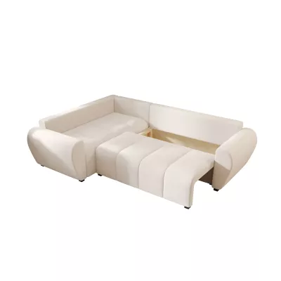 Rohová sedací souprava LUKAVA - světle béžová