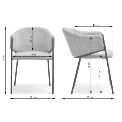 Jídelní židle JUHI - černá