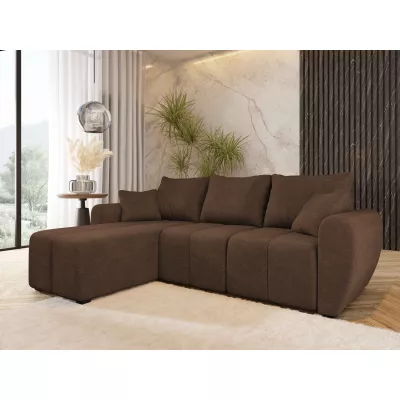 Praktická sedací souprava LUKAVA - hnědá