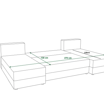 Sedací souprava do U GAVORA - antracitová