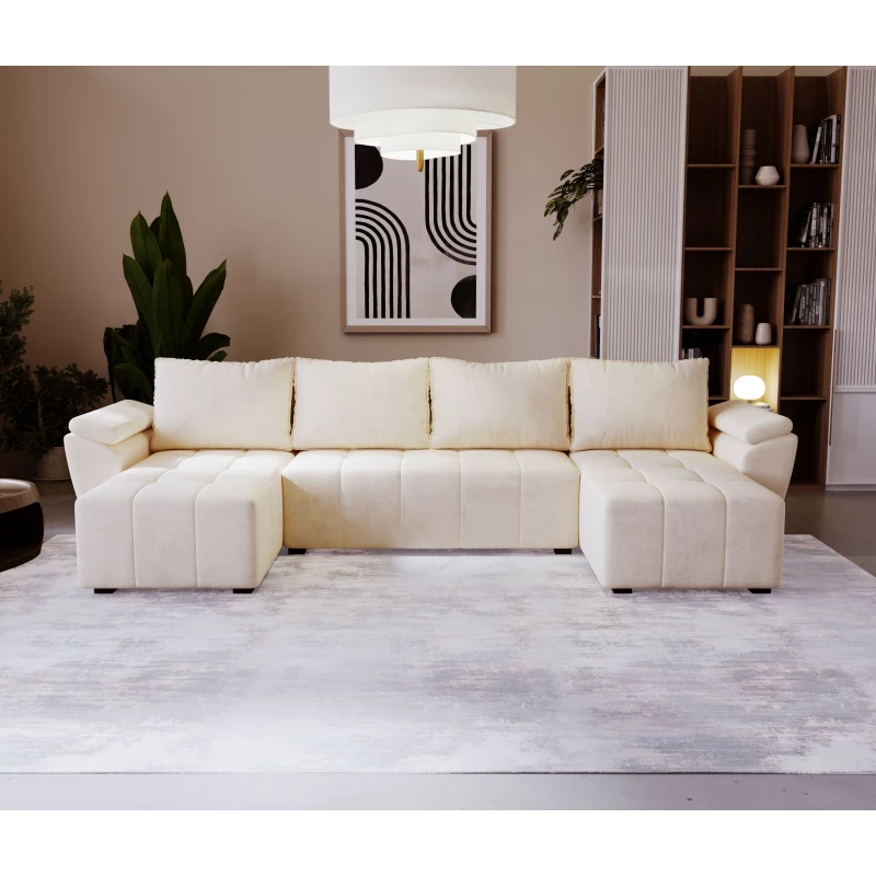 Sedací souprava do U GAVORA - krémová