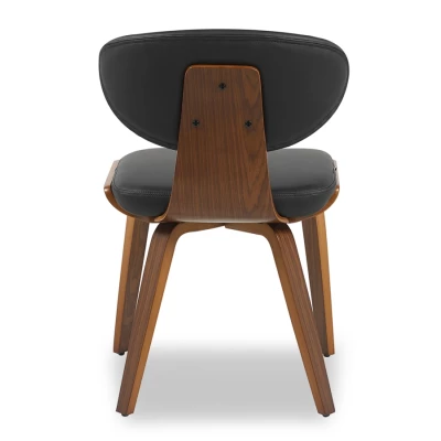 Jídelní židle GLENDA - černá / ořech