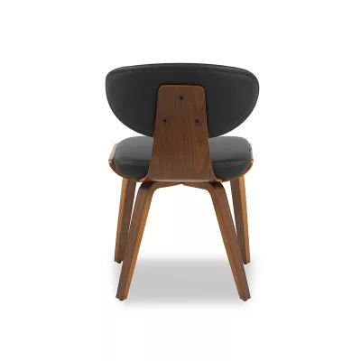 Jídelní židle GLENDA - černá / ořech