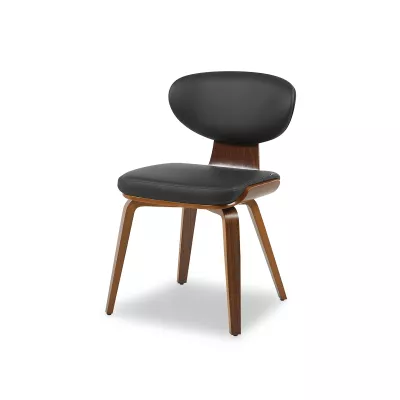 Jídelní židle GLENDA - černá / ořech