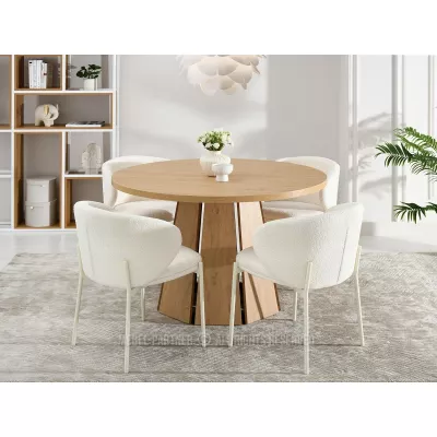 Jídelní židle DESERY - krémová