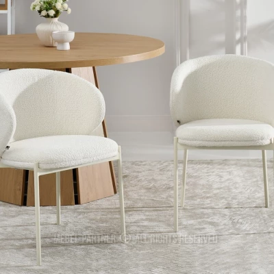 Jídelní židle DESERY - krémová