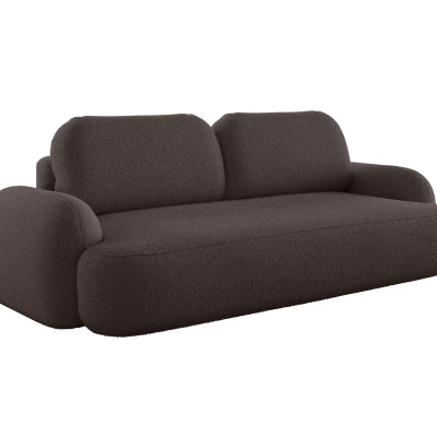 Rozkládací dvoumístná pohovka MOHYLA - hnědá