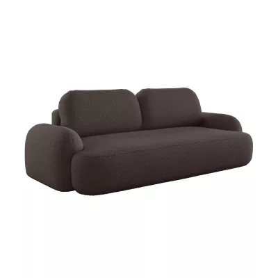 Rozkládací dvoumístná pohovka MOHYLA - hnědá