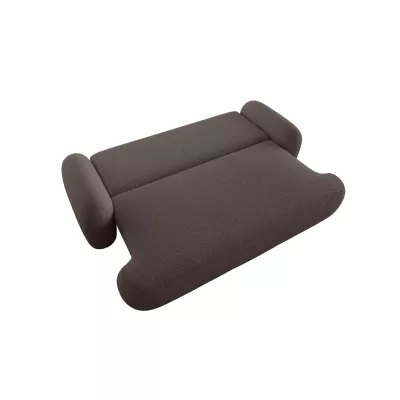 Rozkládací dvoumístná pohovka MOHYLA - hnědá