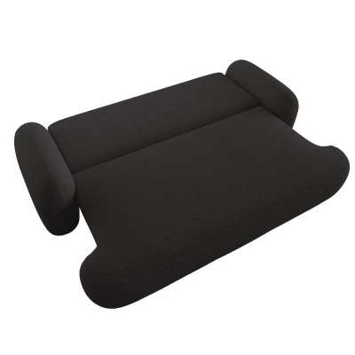 Rozkládací dvoumístná pohovka MOHYLA - černá