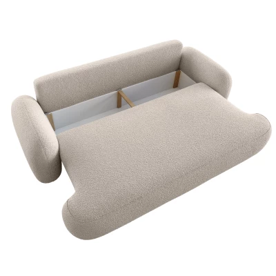 Rozkládací dvoumístná pohovka MOHYLA - béžová