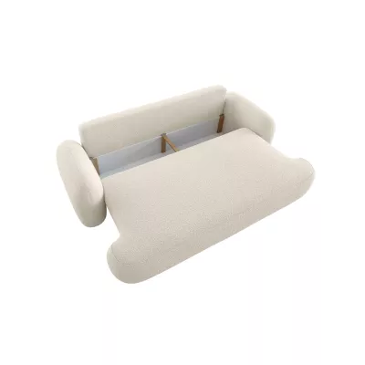 Rozkládací dvoumístná pohovka MOHYLA - vanilková