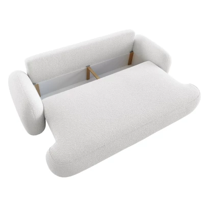 Rozkládací dvoumístná pohovka MOHYLA - světle šedá