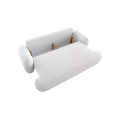 Rozkládací dvoumístná pohovka MOHYLA - světle šedá