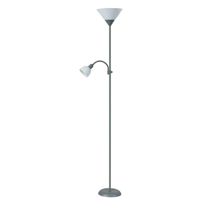 Levné Lampy a lampičky: Podlahová stojací lampa ACTION, šedá