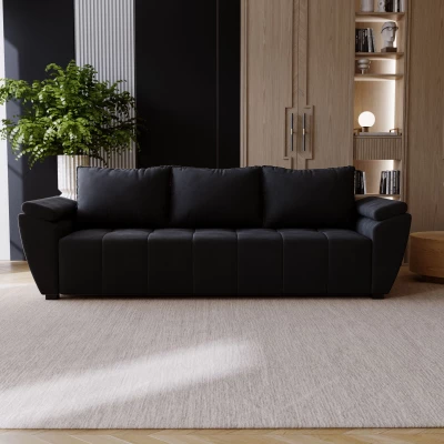 Trojmístná pohovka GAVORA - antracitová